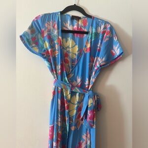 EUC VICI Floral Wrap Dress